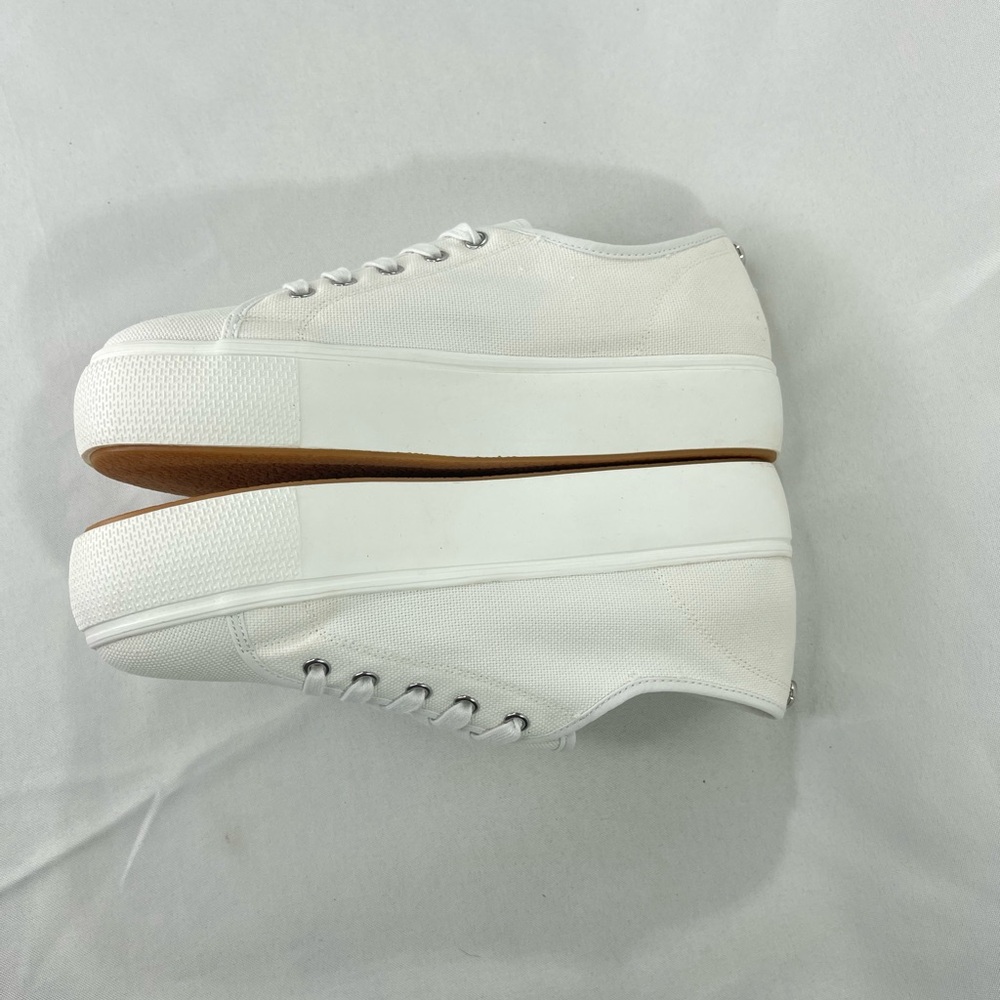 Steve Madden Womens Elore Canvas Fashion Sneakers. Color White. Size 11 BNWB - Picture 4 of 7